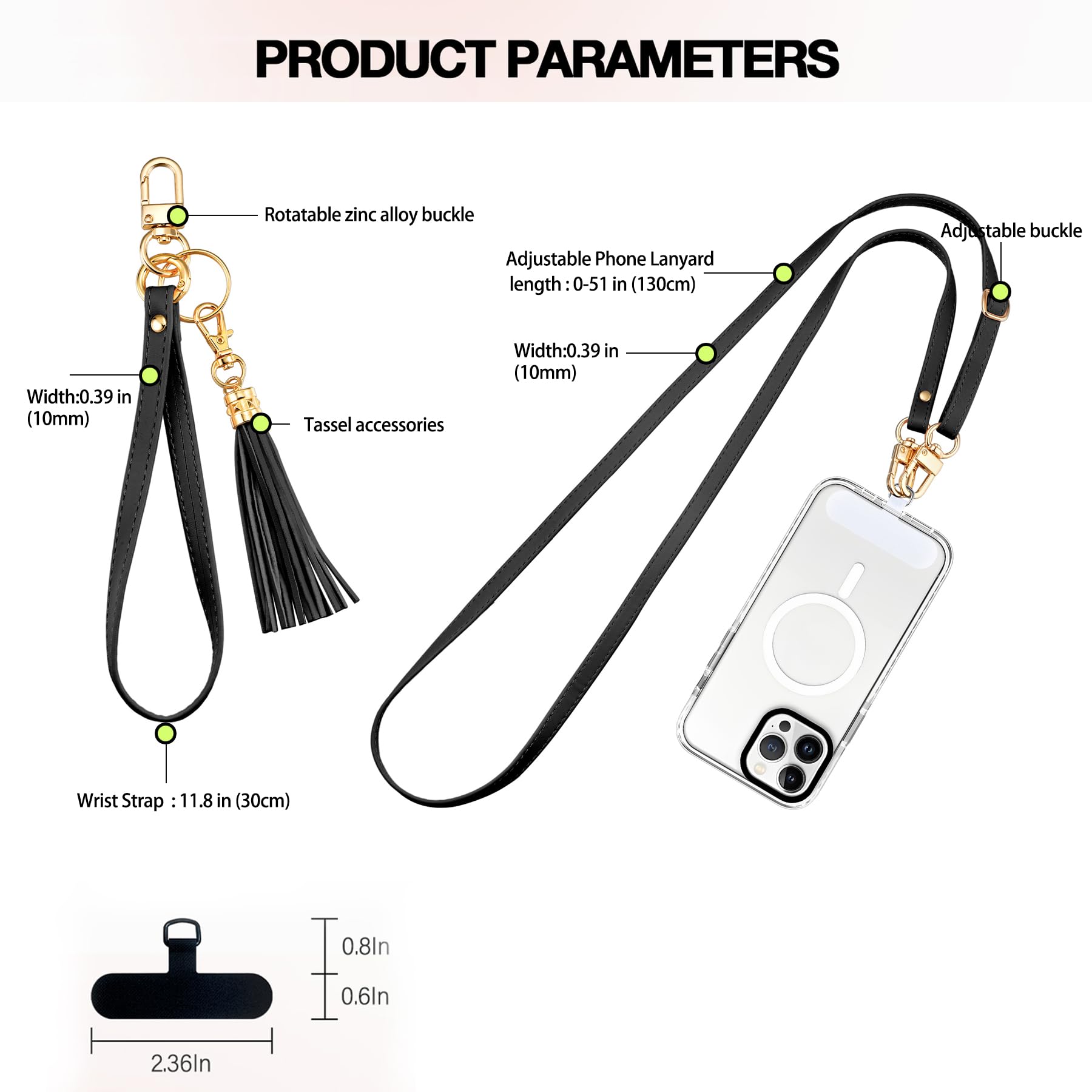 Amazon.com: EWEMDAI Phone Crossbody Strap, Women's Cell